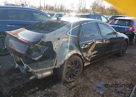 2022 Hyundai Sonata Hybrid Limited from USA, damaged, VIN KMHL54JJ1NA052926